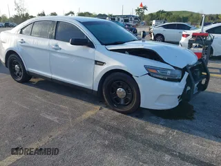 2017 Ford Police Interceptor with VIN 1FAHP2L80HG133684, listed as a IAAI auction lot 42018737 with 43,381 mi miles and . Bid and sale history available at DreamBid. Image 1.