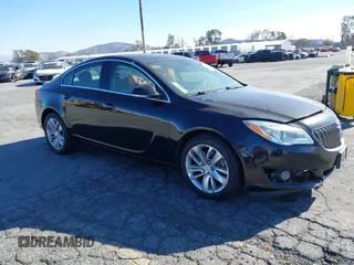 2016 Buick Regal with VIN 2G4GK5EX9G9203945, listed as a IAAI auction lot 41355546 with 145,717 mi miles. Bid and sale history available at carsss.com. Image 1.