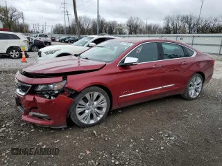 2018 Chevrolet Impala Premier with VIN 2G1125S33J9170355, listed as a Copart auction lot 51070625 with 107,899 mi miles and Salvage Title. Bid and sale history available at DreamBid. Image 1.