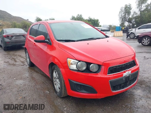 2016 Chevrolet Sonic LT with VIN 1G1JC6SH6G4126943, listed as a IAAI auction lot 41552144 with 179,021 mi miles. Bid and sale history available at carsss.com. Image 1.