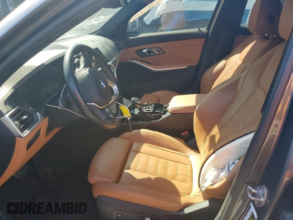 2019 BMW 3 Series 330i with VIN WBA5R1C53KFH14472, listed as a Copart auction lot 42434245 with Not Provided miles and Salvage Title. Bid and sale history available at DreamBid. Image 7.
