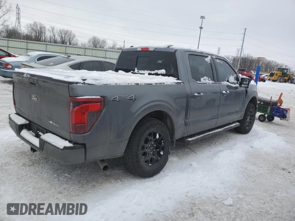 2024 Ford F-150 XLT with VIN 1FTFW3LD4RFA64867, listed as a Copart auction lot 45149695 with 3,869 mi miles and Clean Title. Bid and sale history available at carsss.com. Image 3.