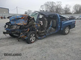 2006 Dodge Dakota ST with VIN 1D7HW28K06S630221, listed as a Copart auction lot 48361525 with Not Provided miles and Salvage Title. Bid and sale history available at carsss.com. Image 1.
