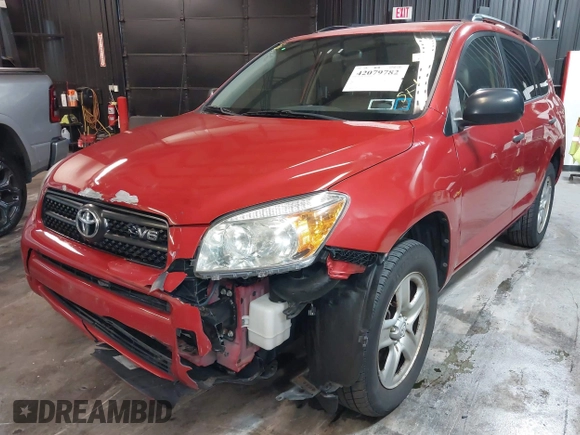 2008 Toyota RAV4 with VIN JTMBK33V886035549, listed as a IAAI auction lot 42079782 with 96,151 mi miles. Bid and sale history available at carsss.com. Image 6.