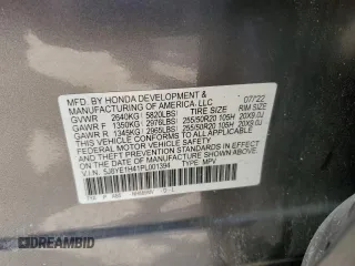 2023 Acura MDX w/Technology Package with VIN 5J8YE1H41PL001394, listed as a Copart auction lot 43087095 with 33,143 mi miles and Clean Title. Bid and sale history available at carsss.com. Image 13.
