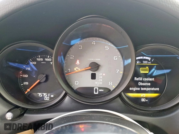 2016 Porsche Macan S z VIN WP1AB2A5XGLB57935, wystawiony jako Copart lot #61799555 z przebiegiem 75 751 mil mil oraz Szkoda całkowita • Salvage title. Historia ofert i sprzedaży dostępna na DreamBid. Obrazek 9.