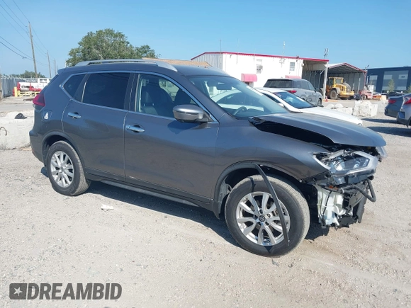 2018 Nissan Rogue SV with VIN KNMAT2MV0JP615928, listed as a IAAI auction lot 42103676 with 38,999 mi miles. Bid and sale history available at carsss.com. Image 1.
