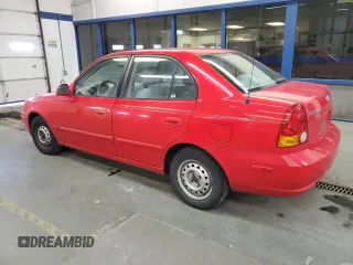 2004 Hyundai Accent GL with VIN KMHCG45C94U538368, listed as a Copart auction lot 42444565 with 163,028 mi miles and Salvage Title. Bid and sale history available at carsss.com. Image 2.
