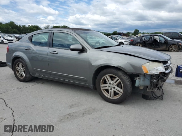 2013 Dodge Avenger SXT with VIN 1C3CDZCB9DN590604, listed as a Copart auction lot 58930125 with 168,586 mi miles and Clean title. Bid and sale history available at DreamBid. Image 4.
