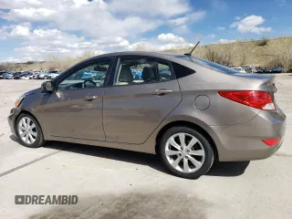 2014 Hyundai Accent GLS with VIN KMHCU4AE0EU676317, listed as a Copart auction lot 53395075 with 79,838 mi miles and Salvage Title. Bid and sale history available at carsss.com. Image 2.