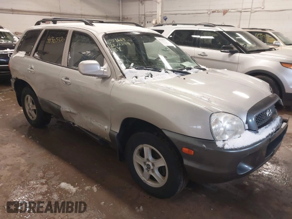 2003 Hyundai Santa Fe GLS with VIN KM8SC73D83U428723, listed as a IAAI auction lot 41305370 with 244,579 mi miles. Bid and sale history available at carsss.com. Image 1.