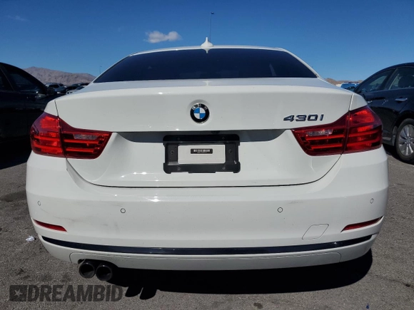 2017 BMW 4 Series 430i with VIN WBA4R7C57HK679575, listed as a Copart auction lot 45841335 with 74,973 mi miles and Salvage Title. Bid and sale history available at DreamBid. Image 6.