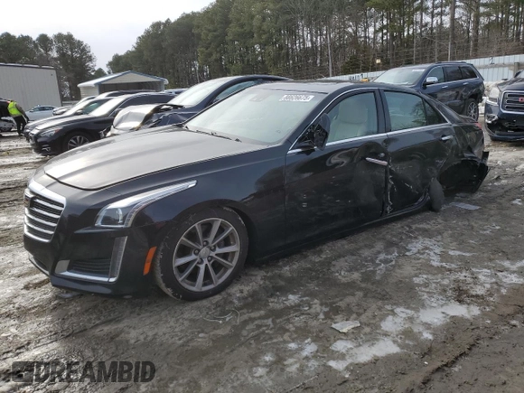 2017 Cadillac CTS Luxury RWD with VIN 1G6AR5SS5H0145930, listed as a Copart auction lot 88626675 with 95,244 mi miles and Salvage Title. Bid and sale history available at DreamBid. Image 1.