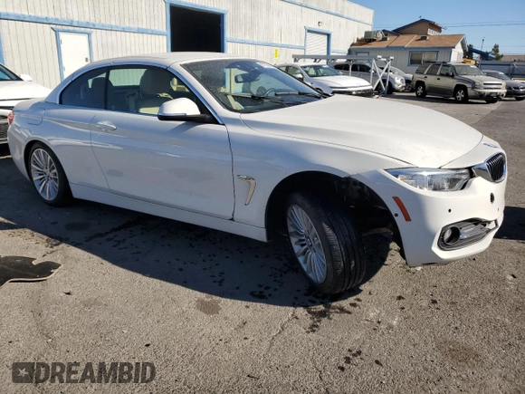 2014 BMW 4 Series 428i with VIN WBA3V7C52EJ872614, listed as a Copart auction lot 87760865 with Not provided miles and Salvage title. Bid and sale history available at DreamBid. Image 4.
