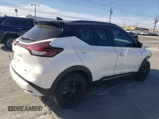 2023 Nissan Kicks SR with VIN 3N1CP5DV7PL497723, listed as a Copart auction lot 41470145 with 34,350 mi miles and Salvage Title. Bid and sale history available at carsss.com. Image 3.