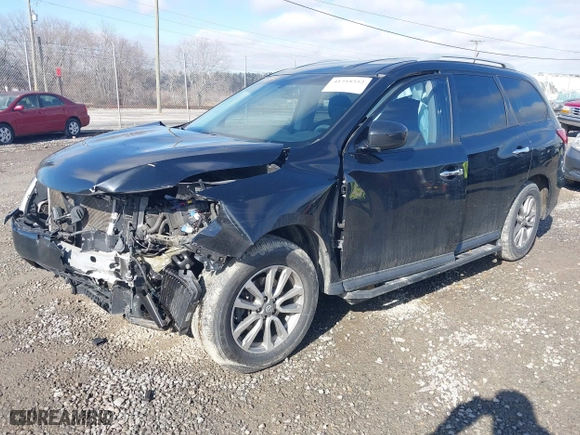 2016 Nissan Pathfinder Platinum with VIN 5N1AR2MM6GC641693, listed as a IAAI auction lot 41318552 with 115,658 mi miles. Bid and sale history available at carsss.com. Image 16.
