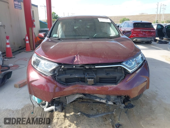2017 Honda CR-V EX with VIN 7FARW1H55HE020645, listed as a IAAI auction lot 42111202 with 51,445 mi miles. Bid and sale history available at carsss.com. Image 12.