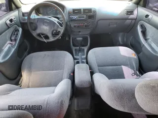 1998 Honda Civic LX with VIN 2HGEJ6673WH515915, listed as a Copart auction lot 52403795 with 224,174 mi miles and Salvage Title. Bid and sale history available at DreamBid. Image 8.