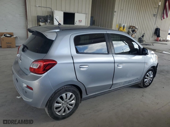 2018 Mitsubishi Mirage ES with VIN ML32A3HJ9JH000802, listed as a Copart auction lot 51684205 with 129,287 mi miles and Salvage Title. Bid and sale history available at carsss.com. Image 3.