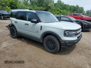 2021 Ford Bronco Sport Big Bend with VIN 3FMCR9B68MRA76222, listed as a Copart auction lot 59886425 with 41,311 mi miles and Clean title. Bid and sale history available at DreamBid. Image 4.