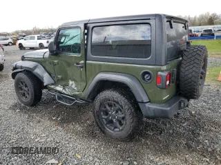 2021 Jeep Wrangler Sport z VIN 1C4GJXAN5MW668474, wystawiony jako Copart lot #53238095 z przebiegiem Nie podano mil oraz Szkody całkowita. Historia ofert i sprzedaży dostępna na DreamBid. Obrazek 2.