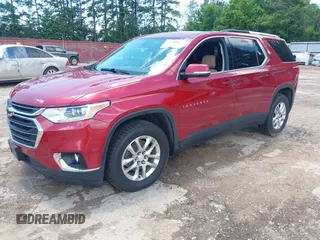 2018 Chevrolet Traverse LT Cloth with VIN 1GNERGKW0JJ170013, listed as a IAAI auction lot 42296444 with 107,786 mi miles and . Bid and sale history available at DreamBid. Image 2.