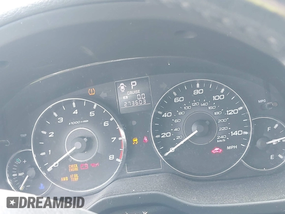 2012 Subaru Legacy Limited с VIN 4S3BMBJ60C3004032, выставлен на аукционе IAAI как лот 42034991 с пробегом 273 603 миль миль и . История ставок и продаж доступна на DreamBid. Изображение 7.