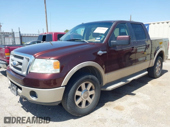 2008 Ford F-150 XLT with VIN 1FTPW14V58KC96206, listed as a IAAI auction lot 42004866 with 208,481 mi miles. Bid and sale history available at carsss.com. Image 17.