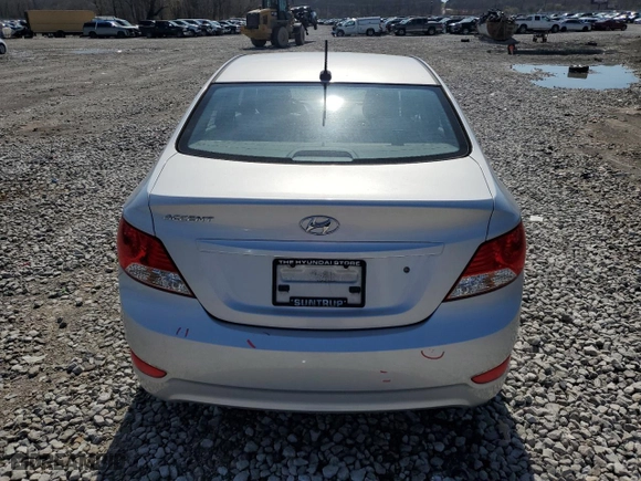 2013 Hyundai Accent GLS with VIN KMHCT4AE0DU560651, listed as a Copart auction lot 50085225 with 73,771 mi miles and Salvage Title. Bid and sale history available at carsss.com. Image 6.
