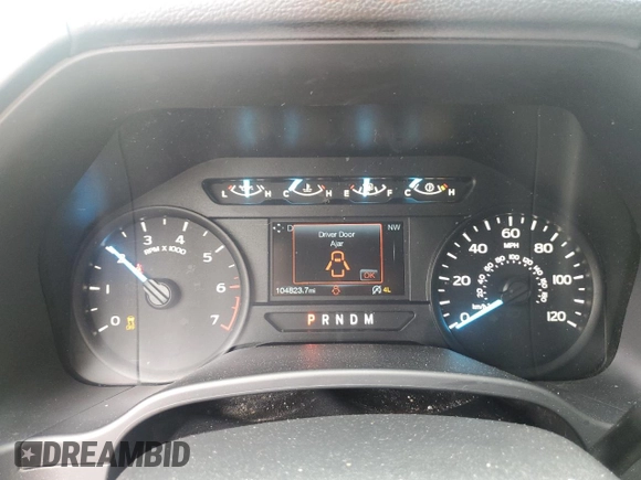 2019 Ford F-150 XL with VIN 1FTEX1EP9KKC47098, listed as a Copart auction lot 60653275 with 104,823 mi miles and Salvage title. Bid and sale history available at DreamBid. Image 9.