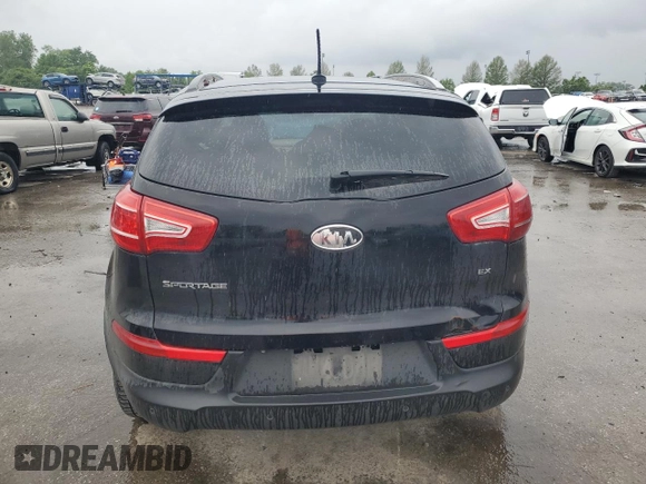 2012 Kia Sportage EX with VIN KNDPCCA21C7240564, listed as a Copart auction lot 58931445 with 235,045 mi miles and Clean title. Bid and sale history available at DreamBid. Image 6.