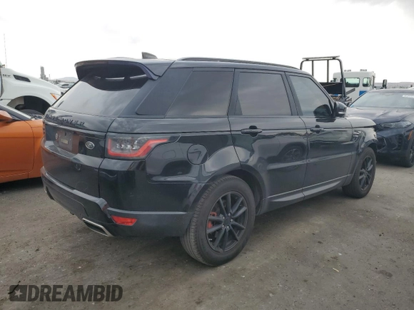 2018 Land Rover Range Rover Sport SE with VIN SALWG2RK6JA697037, listed as a Copart auction lot 59331374 with 85,124 mi miles and Salvage Title. Bid and sale history available at DreamBid. Image 3.