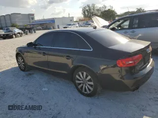 2013 Audi A4 Premium with VIN WAUAFAFL8DN011148, listed as a Copart auction lot 53547775 with 89,605 mi miles and Clean Title. Bid and sale history available at carsss.com. Image 2.