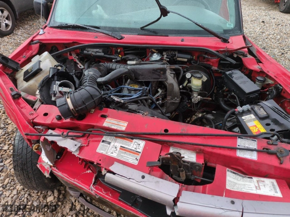 1996 Ford Ranger XL with VIN 1FTCR10A4TPA48453, listed as a Copart auction lot 45501335 with 159,684 mi miles and Salvage Title. Bid and sale history available at carsss.com. Image 11.