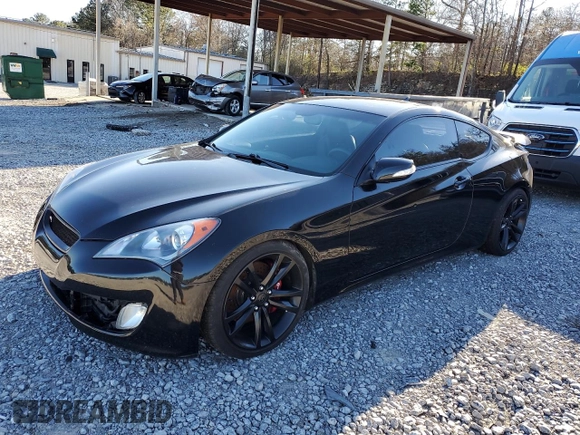2012 Hyundai Genesis Coupe Grand Touring with VIN KMHHU6KH4CU066086, listed as a Copart auction lot 49646775 with 186,684 mi miles and Clean title. Bid and sale history available at DreamBid. Image 1.