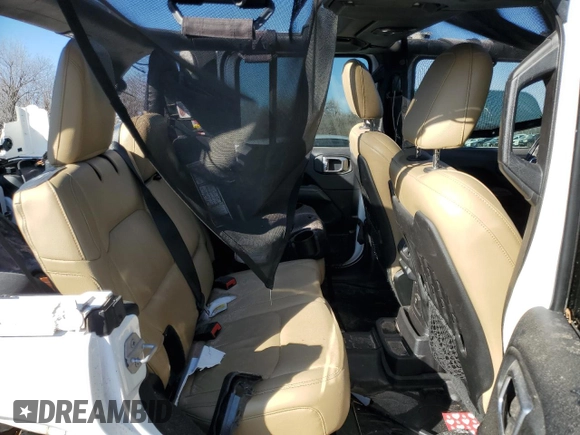 2018 Jeep Wrangler Unlimited Rubicon with VIN 1C4HJXFG5JW234971, listed as a Copart auction lot 45925305 with 86,667 mi miles and Salvage title. Bid and sale history available at DreamBid. Image 12.