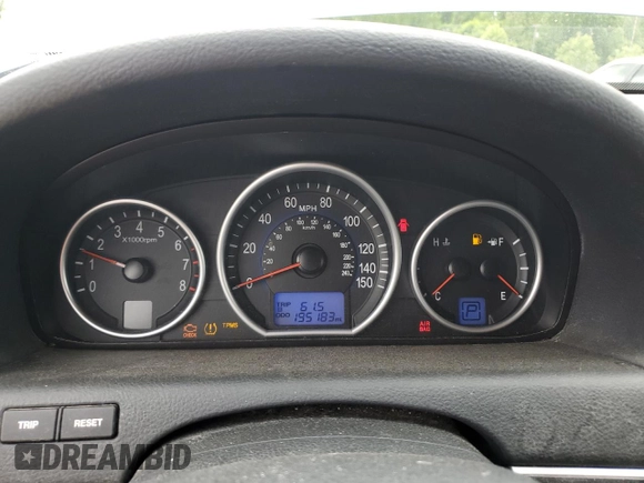2007 Hyundai Veracruz GLS with VIN KM8NU13C87U027368, listed as a Copart auction lot 58768895 with 195,183 mi miles and Non repairable. Bid and sale history available at DreamBid. Image 9.