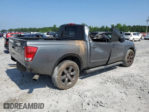 2015 Nissan Titan SV with VIN 1N6BA0ED8FN505603, listed as a Copart auction lot 59299075 with 160,031 mi miles and Non repairable. Bid and sale history available at DreamBid. Image 3.