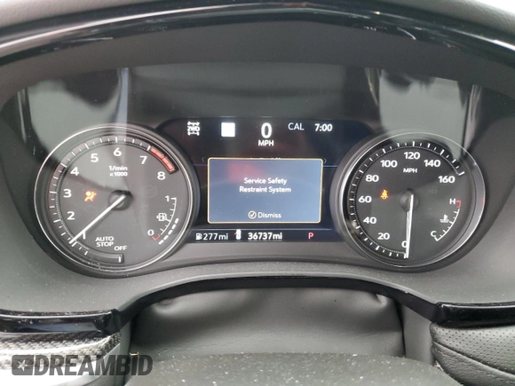 2021 Cadillac XT5 AWD Sport with VIN 1GYKNGRS4MZ123061, listed as a Copart auction lot 84488624 with 36,737 mi miles and Clean title. Bid and sale history available at DreamBid. Image 9.