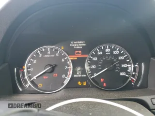 2016 Acura RLX Tech Pkg with VIN JH4KC1F58GC001638, listed as a Copart auction lot 55614355 with 66,701 mi miles and Salvage Title. Bid and sale history available at carsss.com. Image 9.