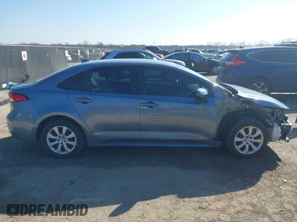 2021 Toyota Corolla LE with VIN 5YFEPMAE2MP174599, listed as a IAAI auction lot 41669966 with 95,791 mi miles and . Bid and sale history available at DreamBid. Image 13.