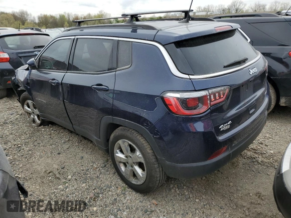 2018 Jeep Compass Altitude with VIN 3C4NJDBB8JT162164, listed as a Copart auction lot 53934845 with 104,770 mi miles and Clean title. Bid and sale history available at DreamBid. Image 2.
