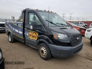 2015 Ford Transit with VIN 1FDBF6ZM5FKA33195, listed as a Copart auction lot 44273595 with 202,742 mi miles and Clean Title. Bid and sale history available at DreamBid. Image 4.