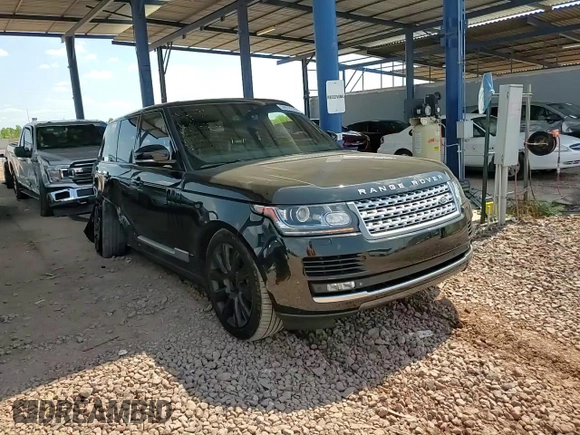 2015 Land Rover Range Rover Supercharged with VIN SALGS2TF9FA211326, listed as a Copart auction lot 59678755 with 97,466 mi miles and Salvage title. Bid and sale history available at DreamBid. Image 14.