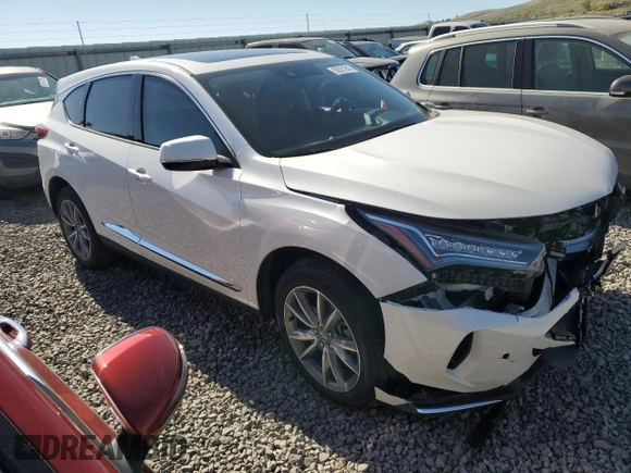 2024 Acura RDX Technology with VIN 5J8TC2H54RL006218, listed as a Copart auction lot 56351845 with 20,869 mi miles and Salvage title. Bid and sale history available at DreamBid. Image 4.