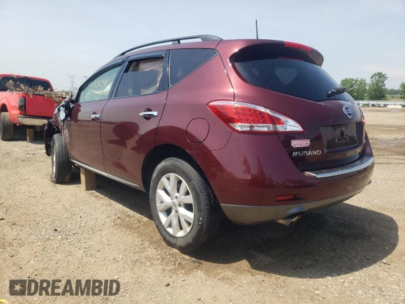 2011 Nissan Murano SV with VIN JN8AZ1MW1BW164408, listed as a Copart auction lot 56431054 with 174,501 mi miles and Non Repairable. Bid and sale history available at carsss.com. Image 2.