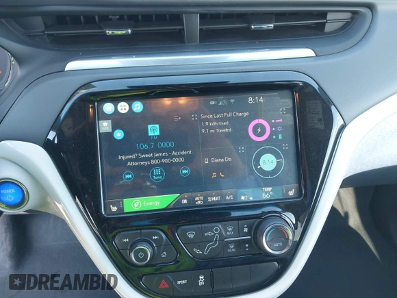 2020 Chevrolet Bolt EV LT with VIN 1G1FY6S00L4114850, listed as a IAAI auction lot 42818965 with 82,114 mi miles and . Bid and sale history available at DreamBid. Image 18.