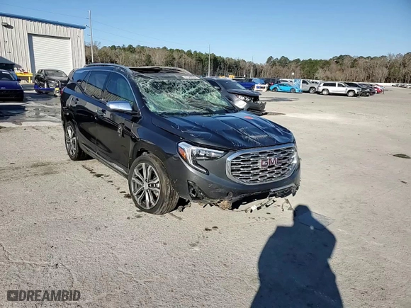 2019 GMC Terrain Denali with VIN 3GKALSEX4KL210169, listed as a Copart auction lot 87382604 with 0 mi miles and Salvage Title. Bid and sale history available at carsss.com. Image 13.