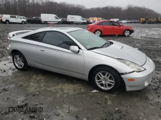 2001 Toyota Celica GT with VIN JTDDR32T310090746, listed as a Copart auction lot 48016815 with 206,452 mi miles and Salvage Title. Bid and sale history available at carsss.com. Image 4.