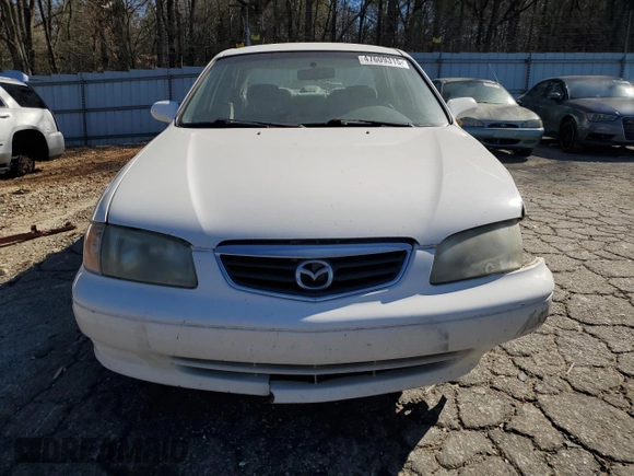 2001 Mazda 626 LX z VIN 1YVGF22C815240640, wystawiony jako Copart lot #47609315 z przebiegiem Nie podano mil oraz Szkoda całkowita • Salvage title. Historia ofert i sprzedaży dostępna na DreamBid. Obrazek 5.